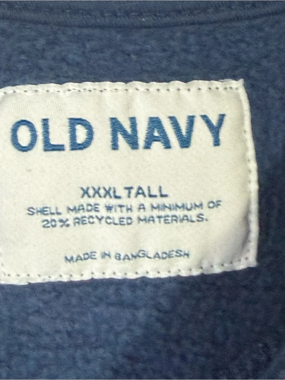 Old Navy Sweatshirt Men 3XL Tall Blue Graphic LA Crewneck Pullover Relaxed